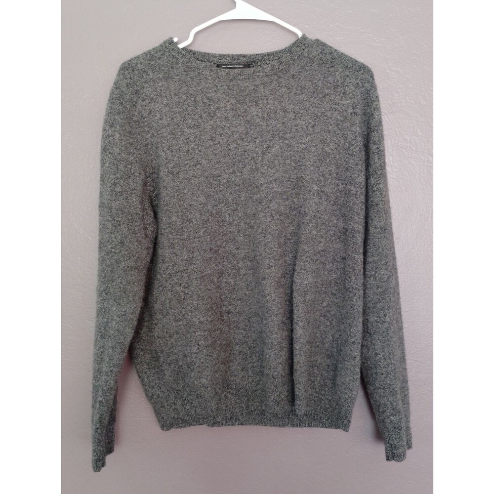 Nordstrom Mens Cashmere Crewneck Sweater Gray Size L